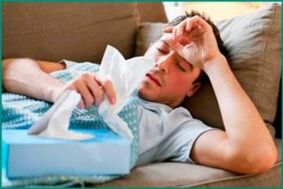 Impaired immune system for prostatitis