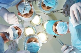 Surgery to remove the prostate in case of prostatitis